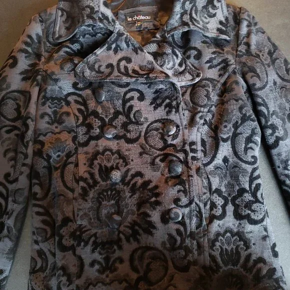 Le Chateau Brocade Jacket, size S, Y2K and gorgeous - Picture 2 of 5